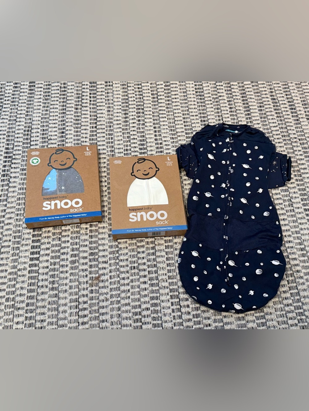 Happiest Baby Navy One-Piece Snoo Sack Size L